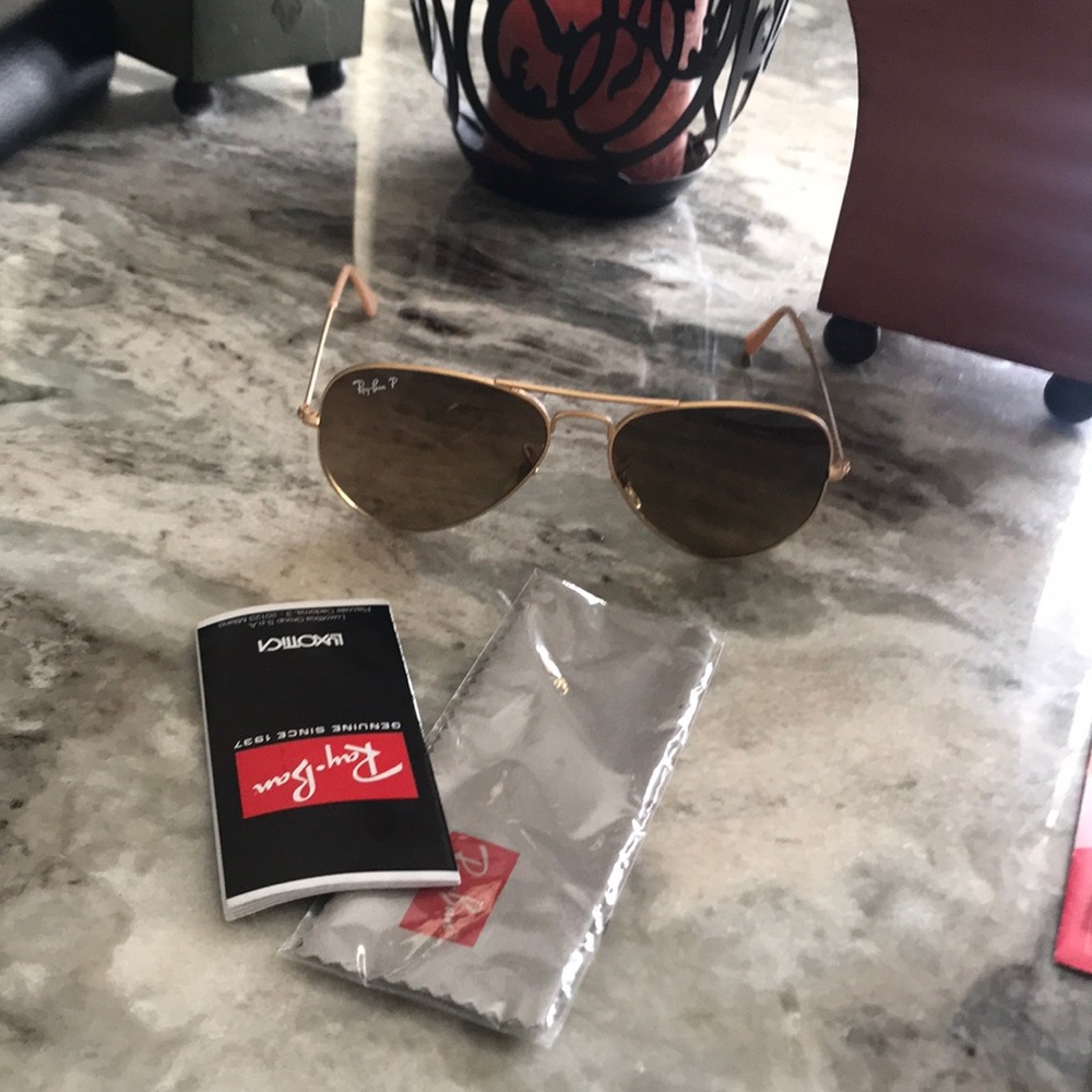 Brown ray bans polarized